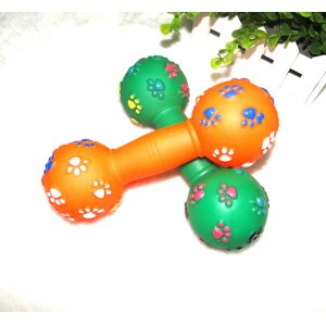 寵物腳印啞鈴玩具OEM代加工