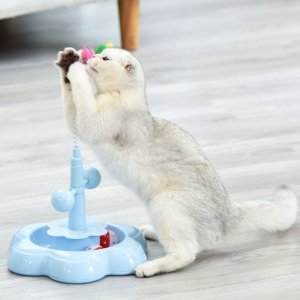 貓轉(zhuǎn)盤逗貓棒OEM代加工