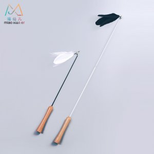 喵仙兒實木逗貓棒代加工貼牌OEM/ODM