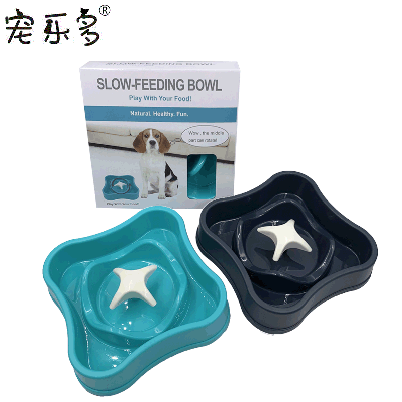 狗狗旋轉(zhuǎn)慢食碗可OEM/ODM代工