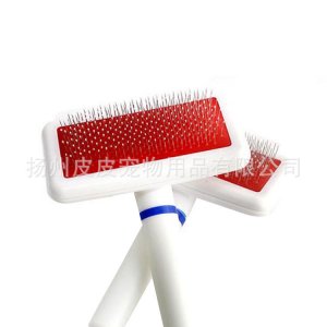 白色氣囊握柄小白刷寵物梳子貼牌OEM/ODM