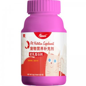 樂施菩施康初乳螯合鈣片貓咪120片/瓶