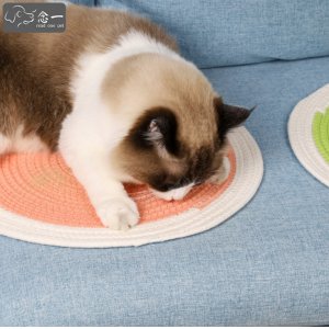 貓咪玩具環(huán)保棉線貓墊子