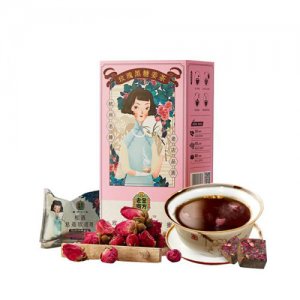 老金磨方玫瑰黑糖姜茶