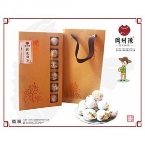 岡州陳白茶龍珠禮盒150克