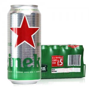 喜力Heineken海尼根啤酒440mlx24聽(tīng)