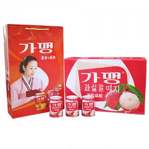 體寶韓式果粒果汁荔枝味