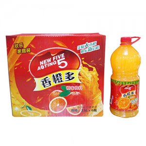 體寶香橙多橙味飲料2.5Lx6瓶