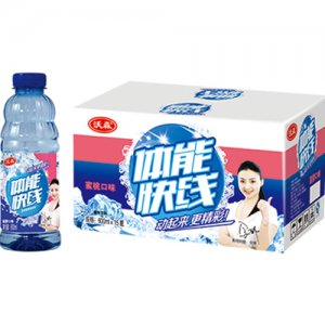 600ml×15瓶沃森體能快線(xiàn)果味飲料蜜桃口味