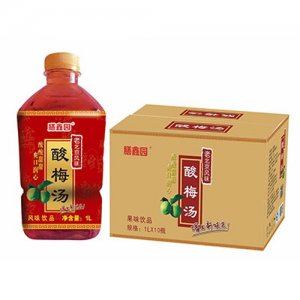 膳鑫園酸梅湯風(fēng)味飲品1Lx10瓶裝