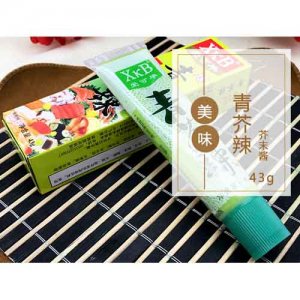 愛可畢xkb芥末醬43g做壽司食材芥末調(diào)味膏青芥辣醬紫菜包飯材料