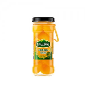 綠山果園冰糖長壽黃桃罐頭