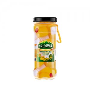 綠山果園冰糖混合水果罐頭