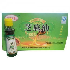 頓頓鮮純芝麻香油160mlx24瓶箱