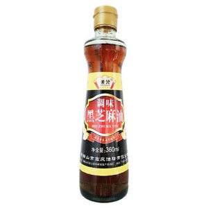 景賢調(diào)和黑芝麻油360ml