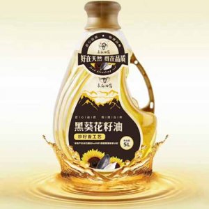 長(zhǎng)白油翁黑葵花籽油5L