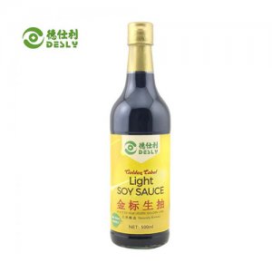 翡翠橋牌金標(biāo)生抽500ml