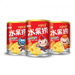 福娃水果撈果肉真果粒新鮮糖水什錦罐頭