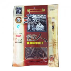 巖牛傣家人香辣味牛肉干100g