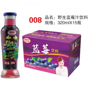 福志達野生藍莓汁飲料320mlX15