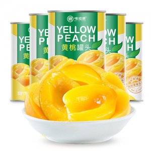 味滋源黃桃罐頭罐裝