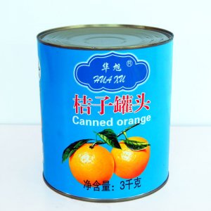 華旭橘子罐頭3000g