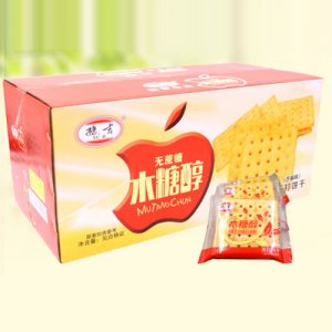 豫吉無蔗糖木糖醇蘇打餅干(芝麻味)