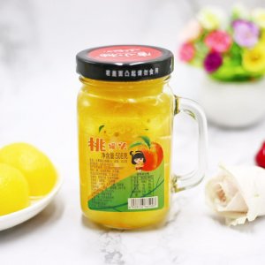 蒙康唐小柚桃罐頭508g