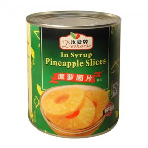 地豪菠蘿圓片825g