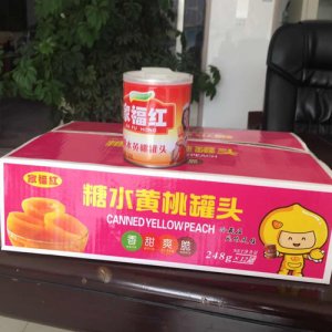 家福紅糖水黃桃罐頭