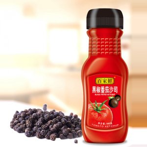 百家鮮黑椒番茄沙司500g