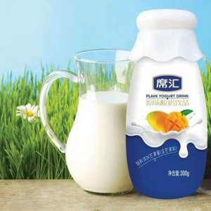 席匯原味酸奶黃桃燕麥酸奶飲品300ml