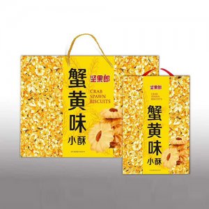 堅(jiān)果郎蟹黃味小酥箱裝
