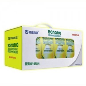 天潤真露香蕉味牛奶飲料