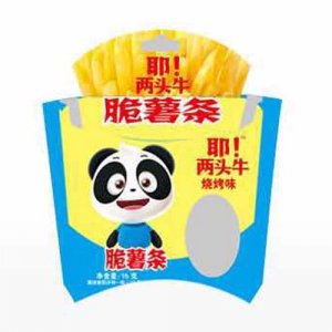 耶！兩頭牛脆薯條燒烤味15g