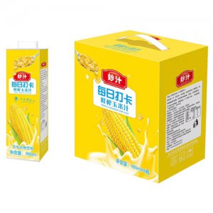 妙汁每日打卡鮮榨玉米汁谷物飲料980mlx6瓶