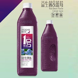 喜多客益生菌藍(lán)莓復(fù)合果汁飲料1.25L