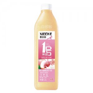 喜多客櫻花水蜜桃復(fù)合果汁飲料1.25L