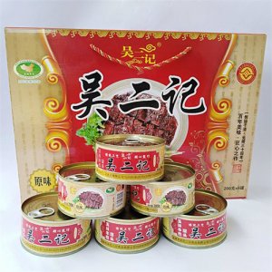 吳二記牛巴手工牛肉罐頭200g
