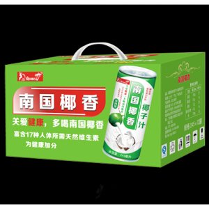 南國(guó)椰香椰子汁12罐裝開(kāi)窗禮盒