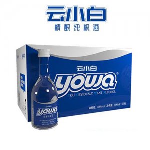 云小白精釀純糧酒yowa系列300mlX15箱裝