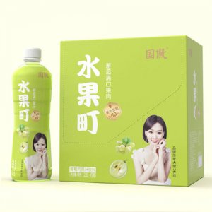 國傲水果町葡萄果肉果汁飲料1.28Lx6瓶