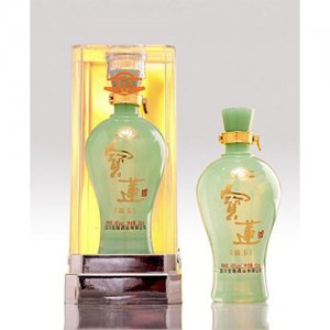 川酒寶蓮藍(lán)玉濃香型白酒500ml