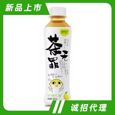 明好茶無罪茶飲料檸檬紅茶500ml辦公室休閑飲品代理