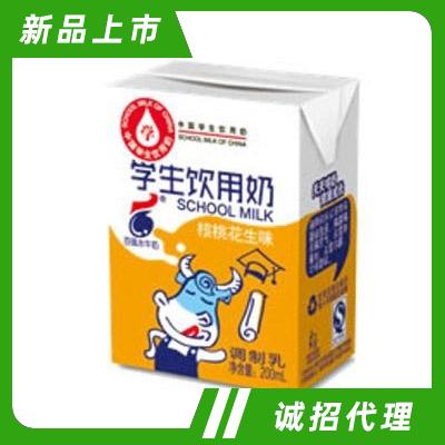 百菲學(xué)生飲用奶學(xué)生奶調(diào)制乳核桃花生味200ml