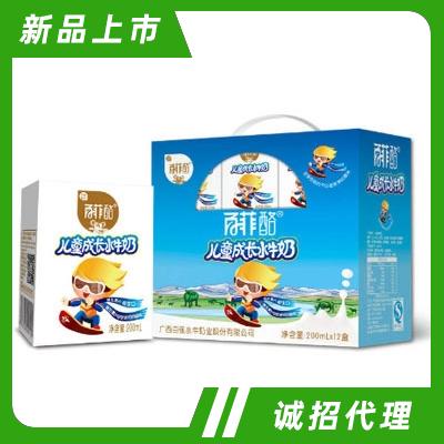 百菲兒童成長(zhǎng)牛奶200ml×12盒
