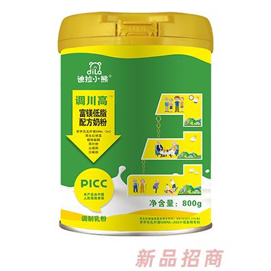 迪拉小熊調(diào)川高富鎂低脂配方奶粉