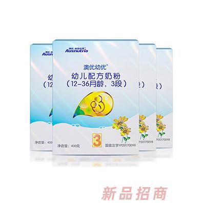 澳優(yōu)幼優(yōu)幼兒配方奶粉3段400g