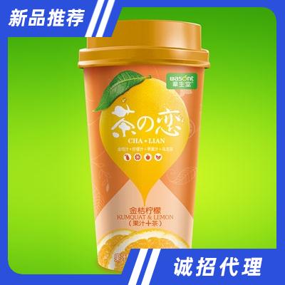 華生堂金桔檸檬果汁茶飲料460ml