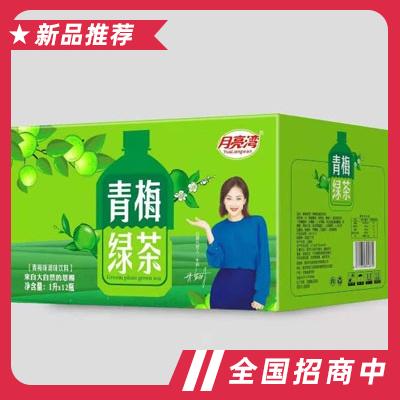 月亮灣青梅綠茶飲料1L箱裝